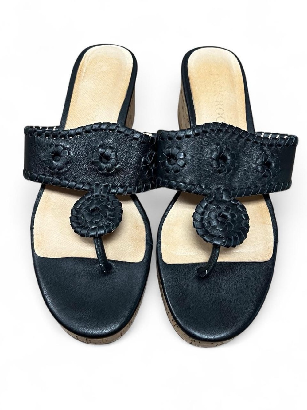 Jack Rogers Wedge Sandals Size 7M Preloved